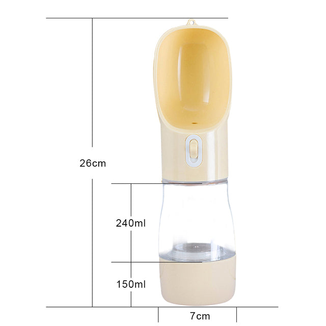 FurryFriends™ Pet Dog Water Bottle Feeder