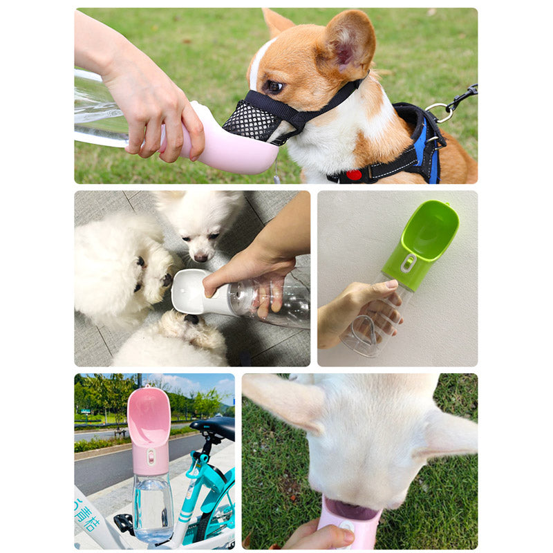 FurryFriends™ Pet Dog Water Bottle Feeder