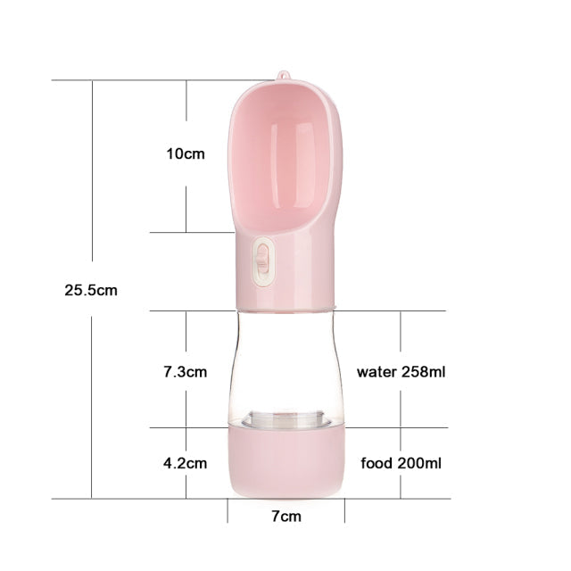 FurryFriends™ Pet Dog Water Bottle Feeder