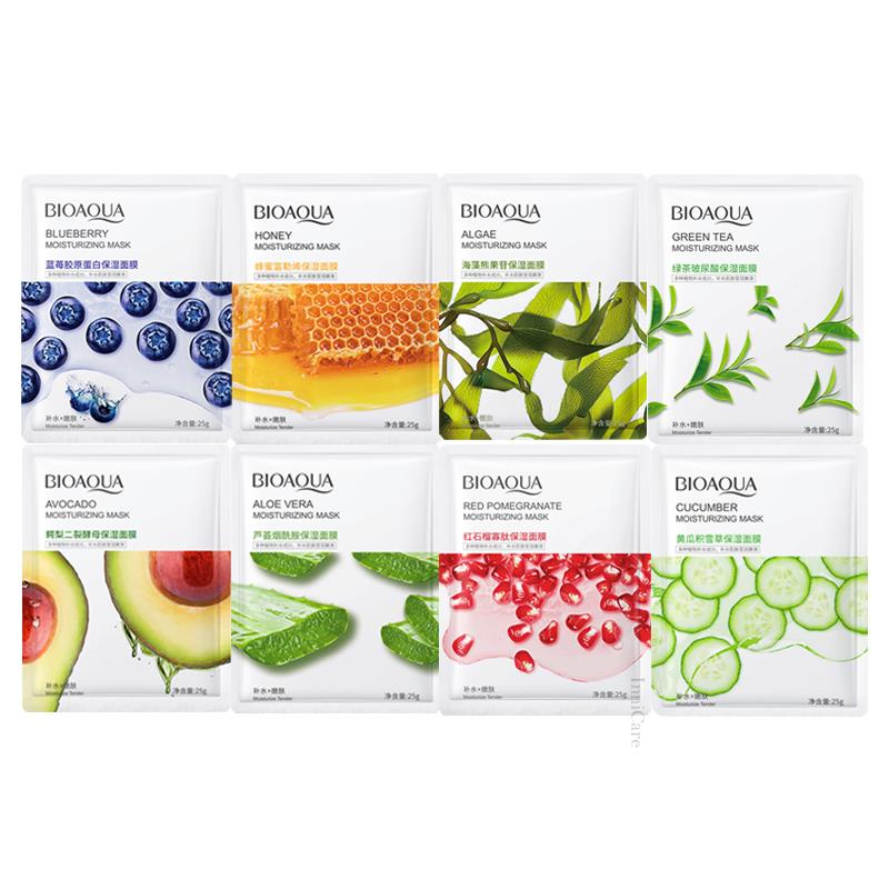 8pcs Natural Plant Face Mask