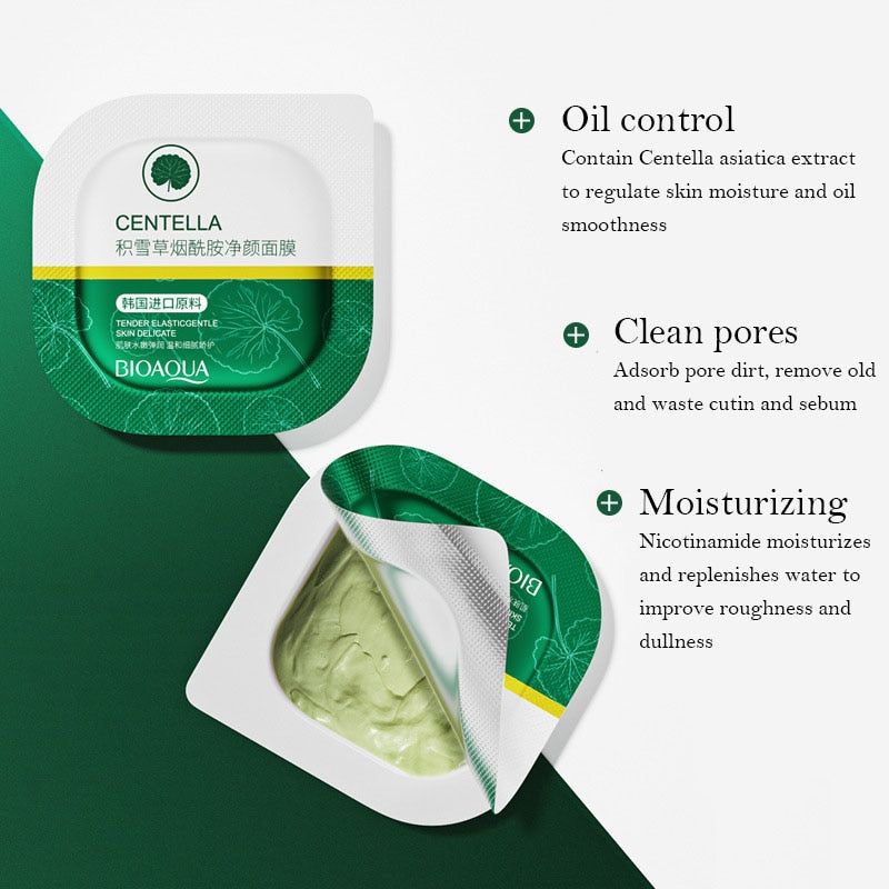 Bioaqua 8Pcs/Set Pudding Face Mask