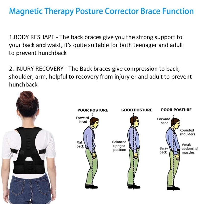Back Waist Posture Corrector Adjustable Belt