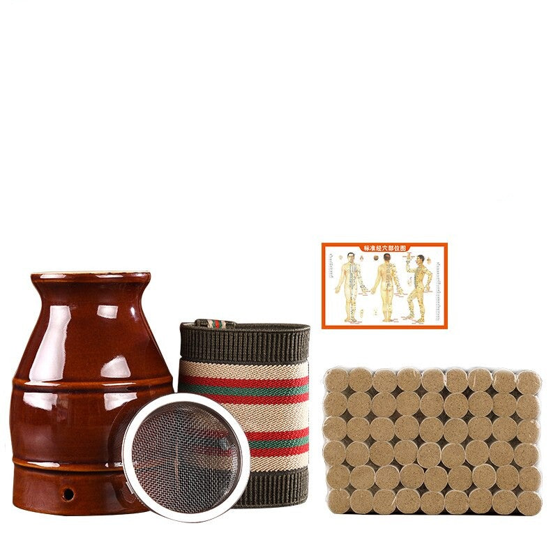 Ceramic Moxibustion Jar Muscle Relax
