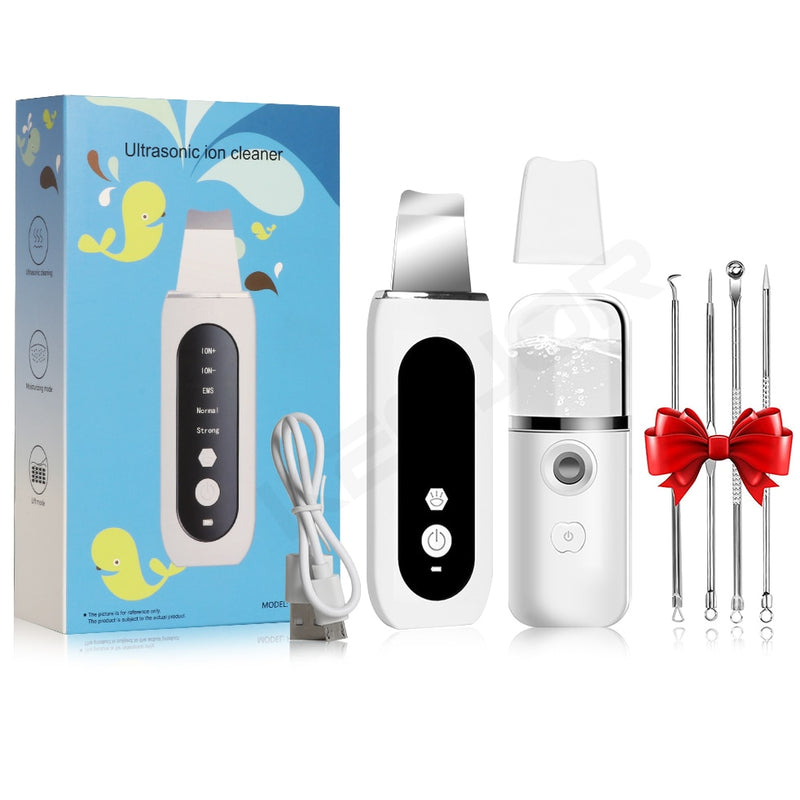 Ultrasonic Skin Scrubber Peeling