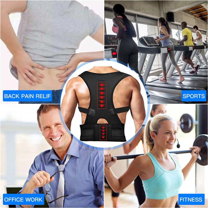 Back Waist Posture Corrector Adjustable Belt