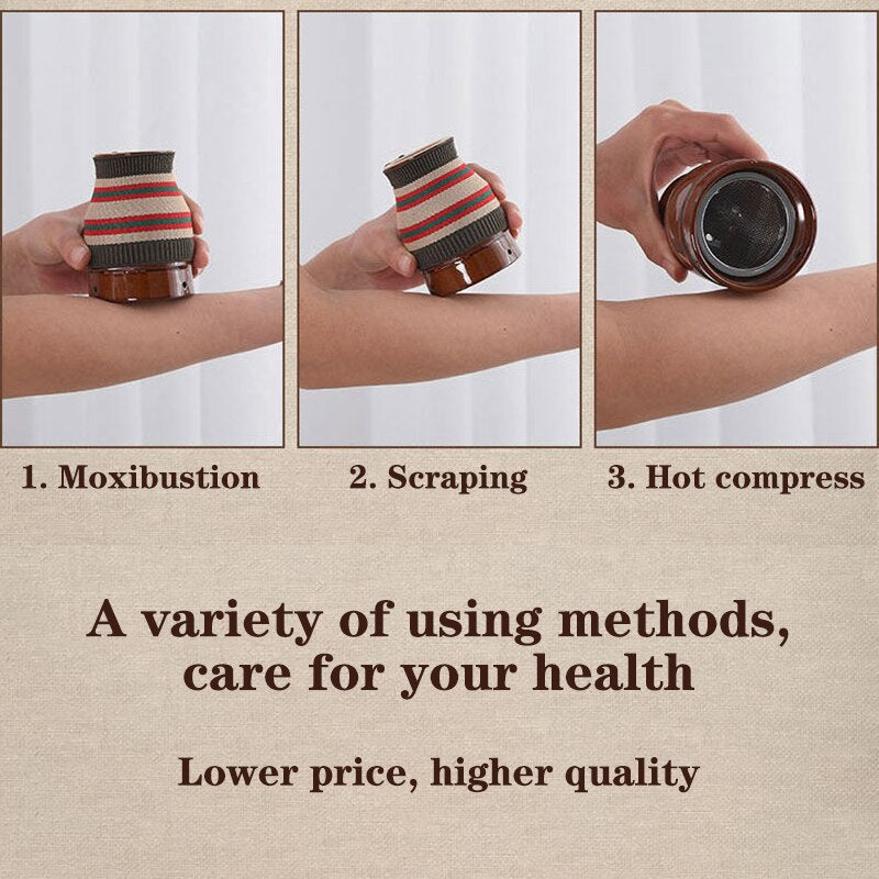 Ceramic Moxibustion Jar Muscle Relax