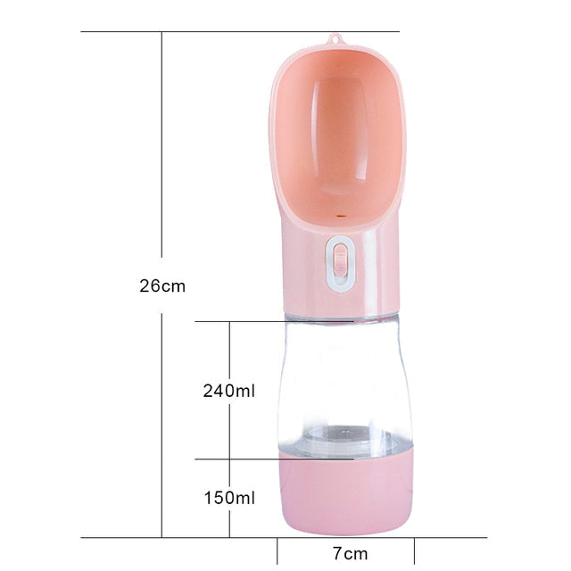 FurryFriends™ Pet Dog Water Bottle Feeder