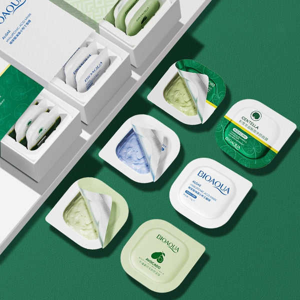 Bioaqua 8Pcs/Set Pudding Face Mask