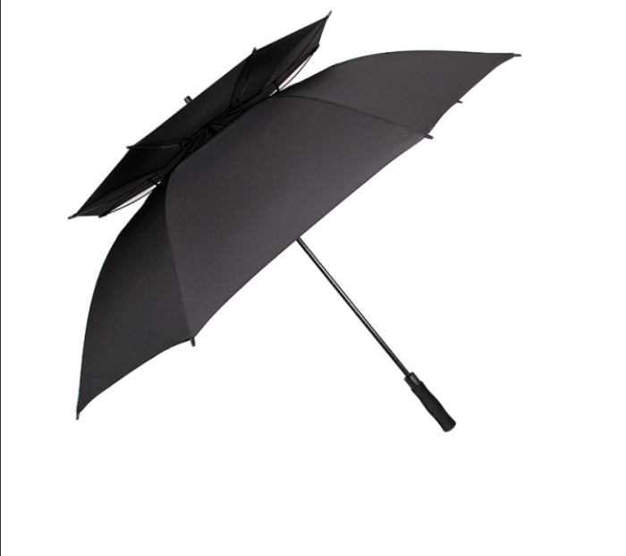 Oversized Fab Maven "Through The Storm" Logo Umbrella