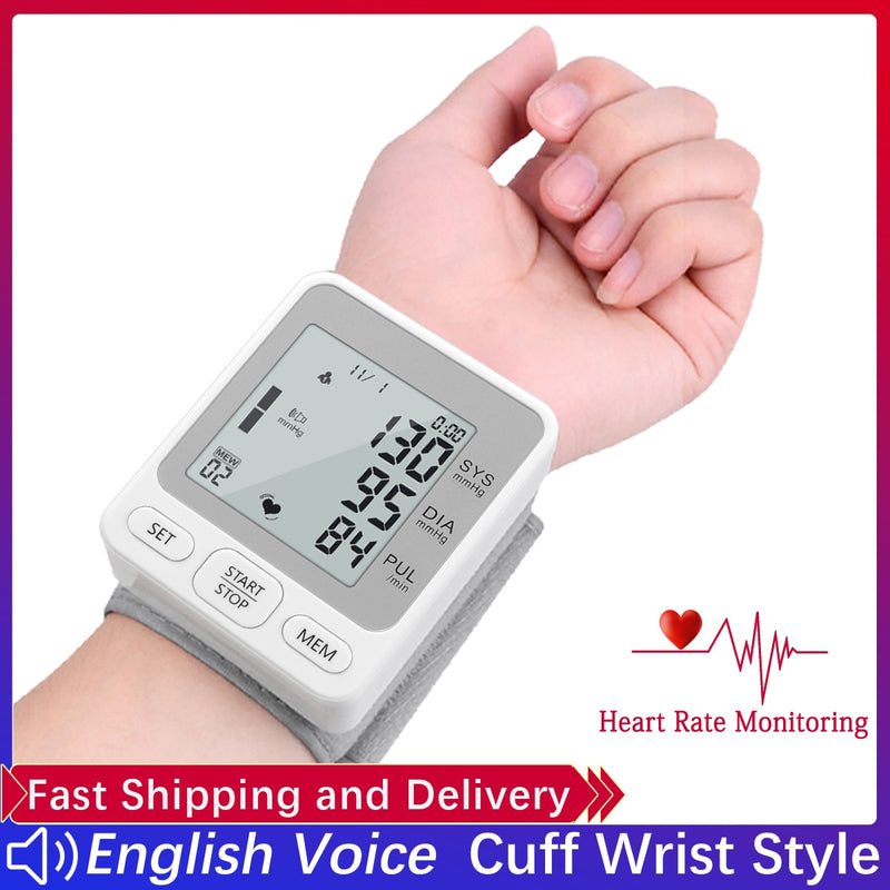 Portable Wrist Blood Pressure Monitor