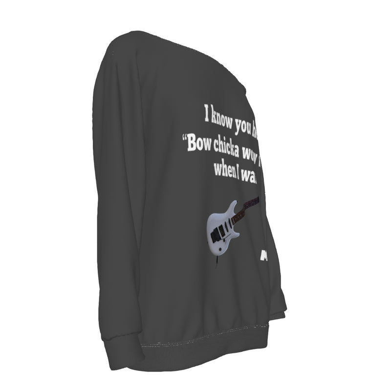 The Bow Chicka Wow Wow Off-Shoulder Sweatshirt