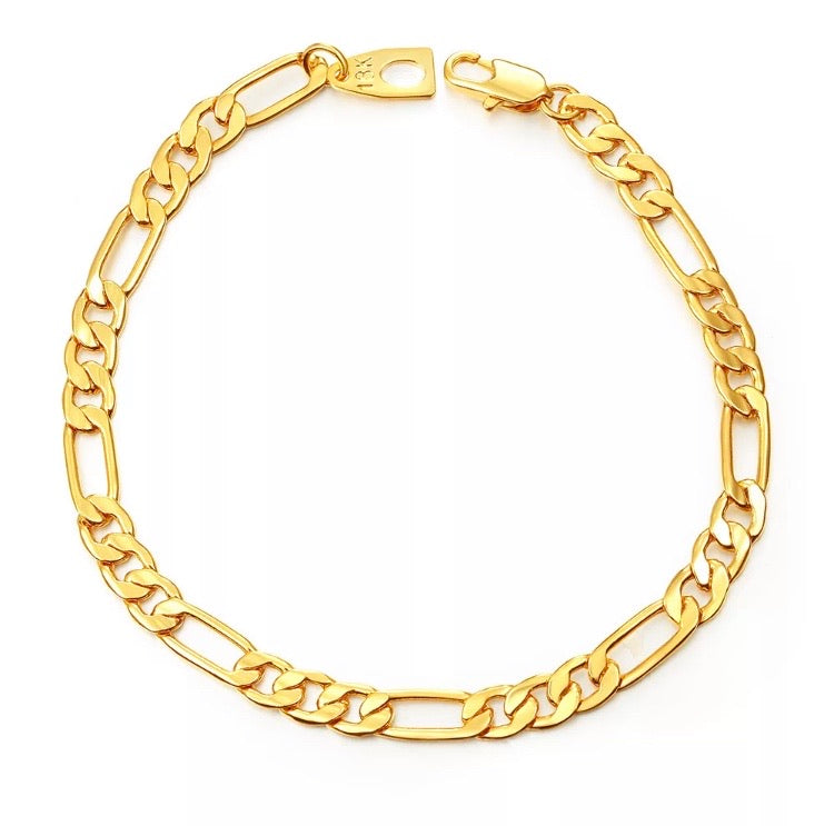 18K Gold Plated Link Bracelet