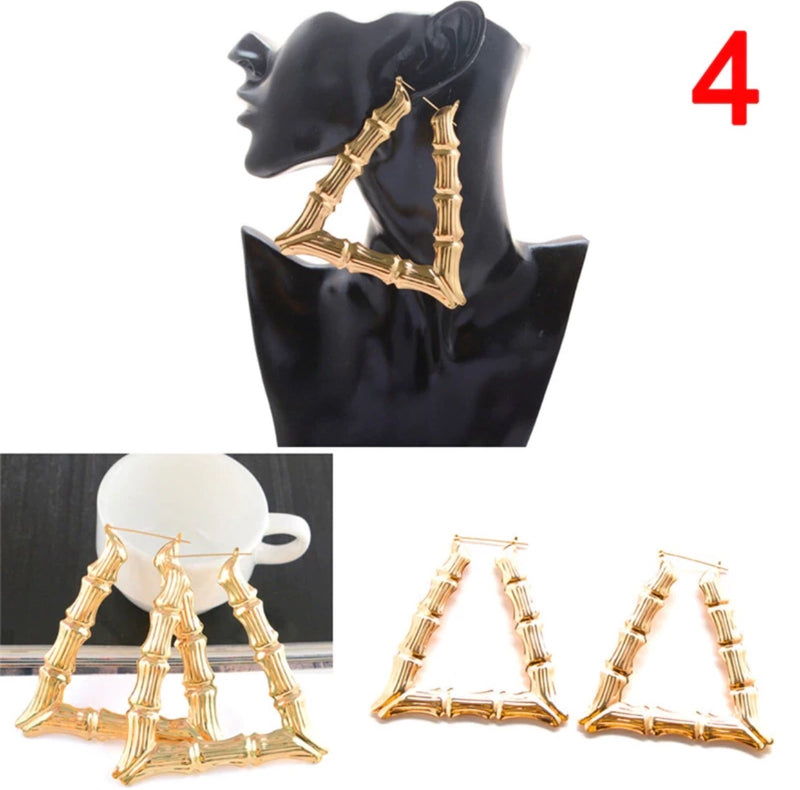 Old School Hip Hop 90's Style Bamboo Earrings