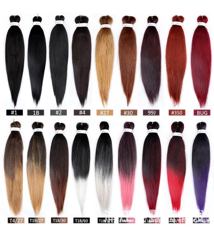 Premium Yaki Pre-stretched Kanekalon Hair