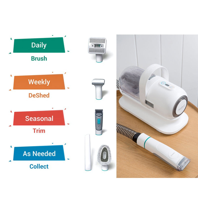 Neabot P1 Pro Professional Pet Grooming Vacuum Kit  | Hair Clipper