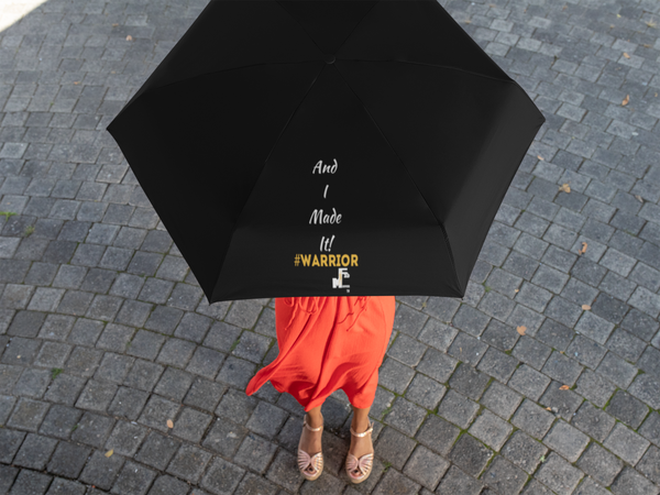 Oversized Fab Maven "Through The Storm" Logo Umbrella